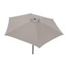Euroactive Parasol Crank & Tilt Taupe 2.7m