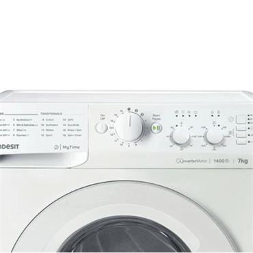 Indesit 7Kg 1400 Spin Washing Machine - B Energy Rated -MTWC71485WUK	