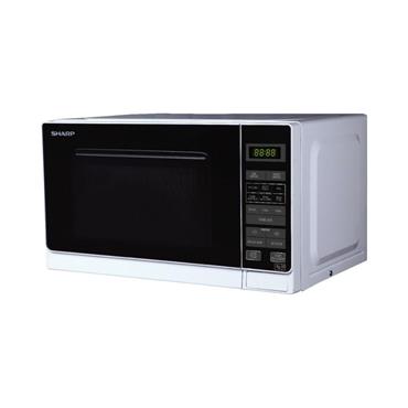 Sharp Solo Microwave Freestanding Gloss White 20L