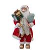 Festive Traditional Red and Gold Standing Santa - 60cm