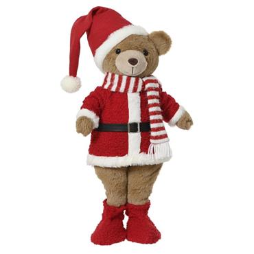 Standing Christmas Bear - 51cm