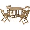 Kaemingk Garden Set Acacia Wooden 4 Seater