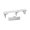 Bench Folding White 1.8m