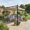 Pergola with Retractable Roof 3m x 4m
