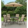 Verona 4 Seater Round Cushioned Set