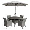 Kaemingk Parma Round Dining Set 4 Seater