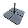 Cantilever Parasol Base Fillable 4pc 