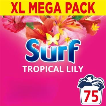 Surf Washing Powder Tropical Lily 75 Wash 3.75kg