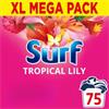 Surf Washing Powder Tropical Lily 75 Wash 3.75kg