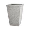 Strata Planter Tapered Slate Light Grey