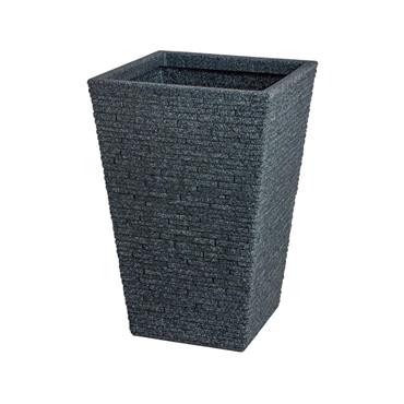 Strata Planter Tapered Slate Anthracite