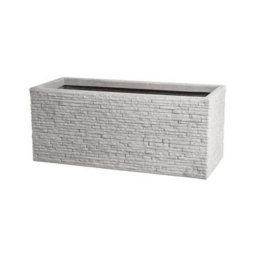 Strata Planter Trough Slate Light Grey
