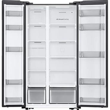 	Samsung Series 6 SpaceMax American-Style Smart Fridge Freezer, Silver Matt