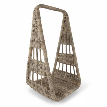 Sirocco Natural Wicker Tall Log Storage