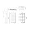 Brabantia Hangon Drying Rack Tower White 23m