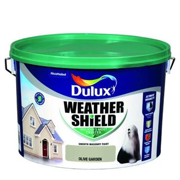 Dulux Weathershield Smooth Masonry Olive Garden 10L
