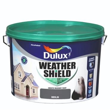 Dulux Weathershield Smooth Masonry Merlin 10L