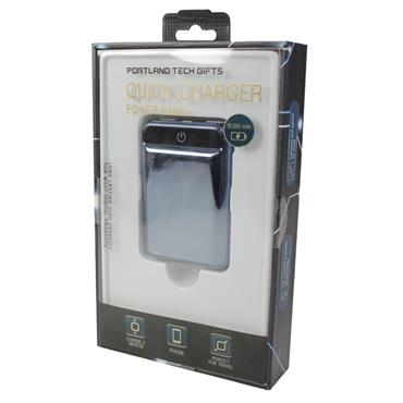Portland POWERBANK - QUICK CHARGE TRAVEL SILVER