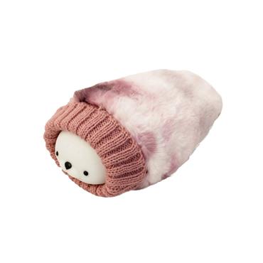 HOT WATER BOTTLE - & COVER SILICON SEAL PINK