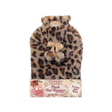 HOT WATER BOTTLE - FOOT WARMER 2L  LEOPARD