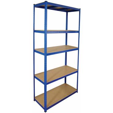 Blackspur Metal Shelf Unit - 2.2m X 1.2m X 45m