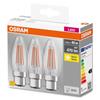 4w 40w Bc Led Filament Osram 3pk