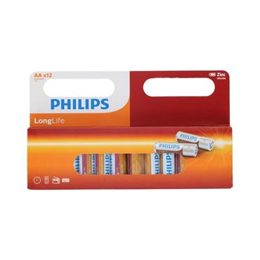 Philips Battery AA Longlife R6 12pk
