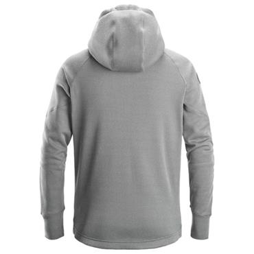 Snickers Fleece Hoodie Flexiwork Grey 8041