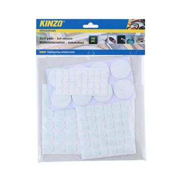 Kinzo Skid Pads Self Adhesive 125pc