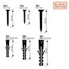 Black & Decker Chipboard screw/plugs set ass
