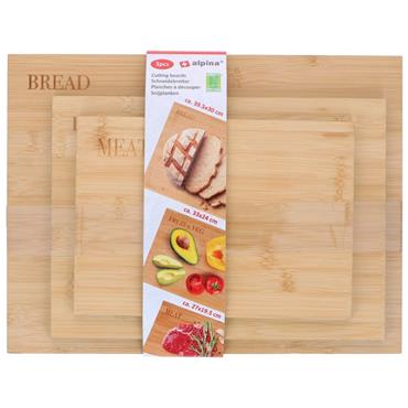 Alpina Cuting Board With Text 3pc