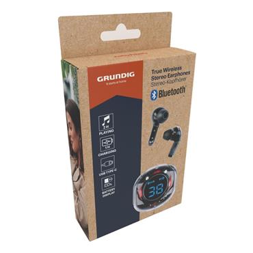 GRUNDIG Earbuds True Wireless Stereo Earphones Transparent Black