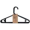Alpina Clothes Hanger Plastic Black 10pk