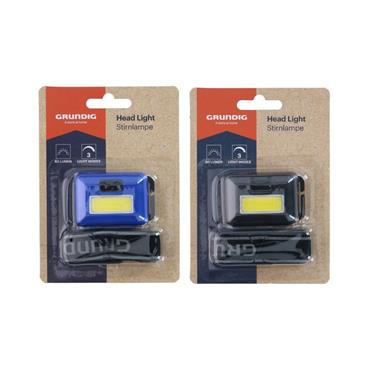 Grundig Headlamp 2W 80 Lumen Assorted Colours