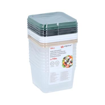 Alpina Food Containers 10pc 