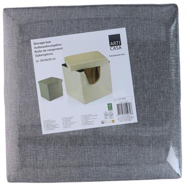 ARTICASA Storage Ottoman Box 37.5x37.5x36cm
