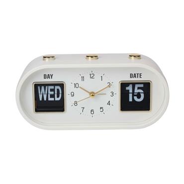 Arti Casa Clock flip calendar 2 Assorted Black & White 