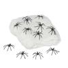 ARTICASA Halloween Stretch Spider Web With Spiders