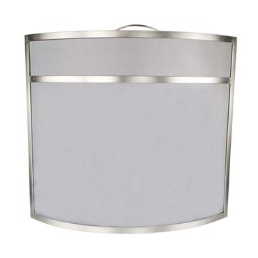 Castle Living Curved Spark Guard Nickel 25inch/63cm