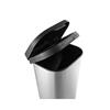 Curver Top Lift Bin Mistral Silver 50L