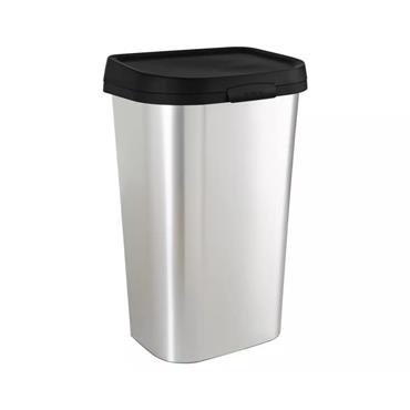Curver Top Lift Bin Mistral Silver 50L