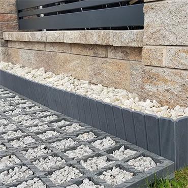 EKO-BORD PALISADE GREY EDGING PALISADE H170MM X L1000MM 