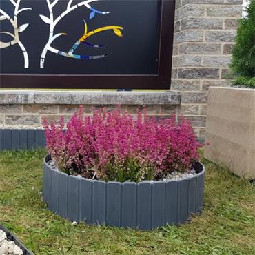 EKO-BORD GRAPHITE PALISADE EDGING H220MM X L1000MM 