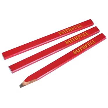 Carpenters Pencils Faithful 10 pk red