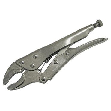 Faithfull Locking Pliers Curved Jaw 230mm 9in
