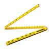 Faithfull Ruler Folding Yellow ABS Plastic 1m