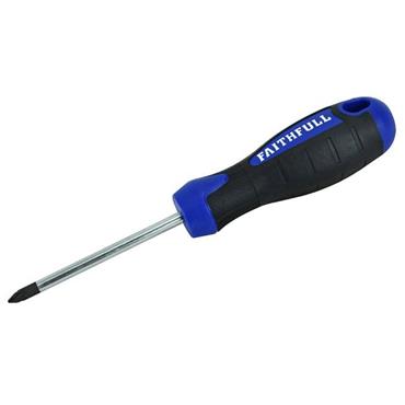 Faithfull Screwdriver Soft Grip PH1 75mm