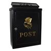 Gardag Gallery Gold Rose Post Box 