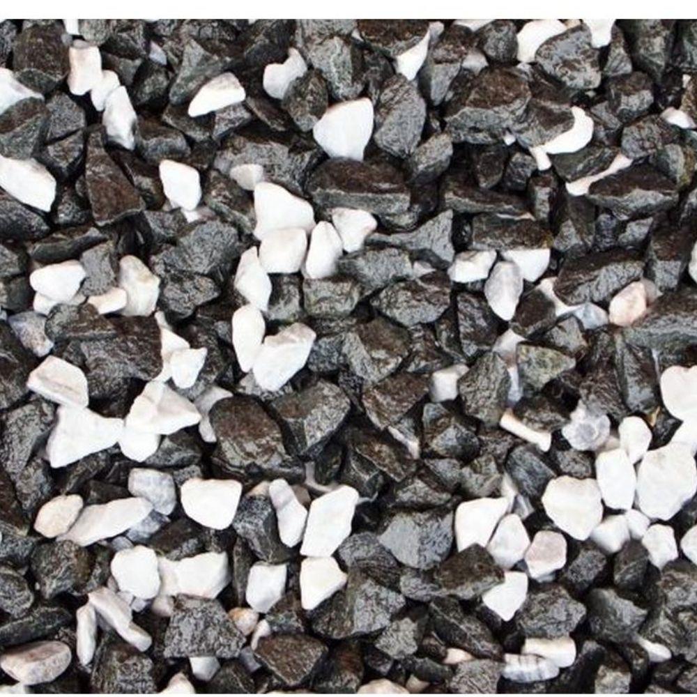 Glenview Decorative Stone Black & White Mix 25kg Topline Murtaghs