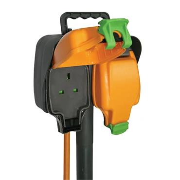 MASTERPLUG GARDEN SPIKE 2 SOCKET 13AMP 15MTR OUTDOOR MP